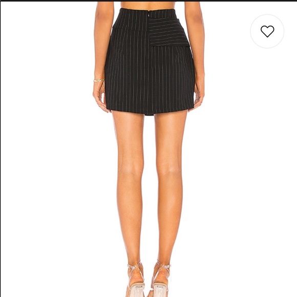 NWOT Revolve Pinstripe Miniskirt - Picture 3 of 4